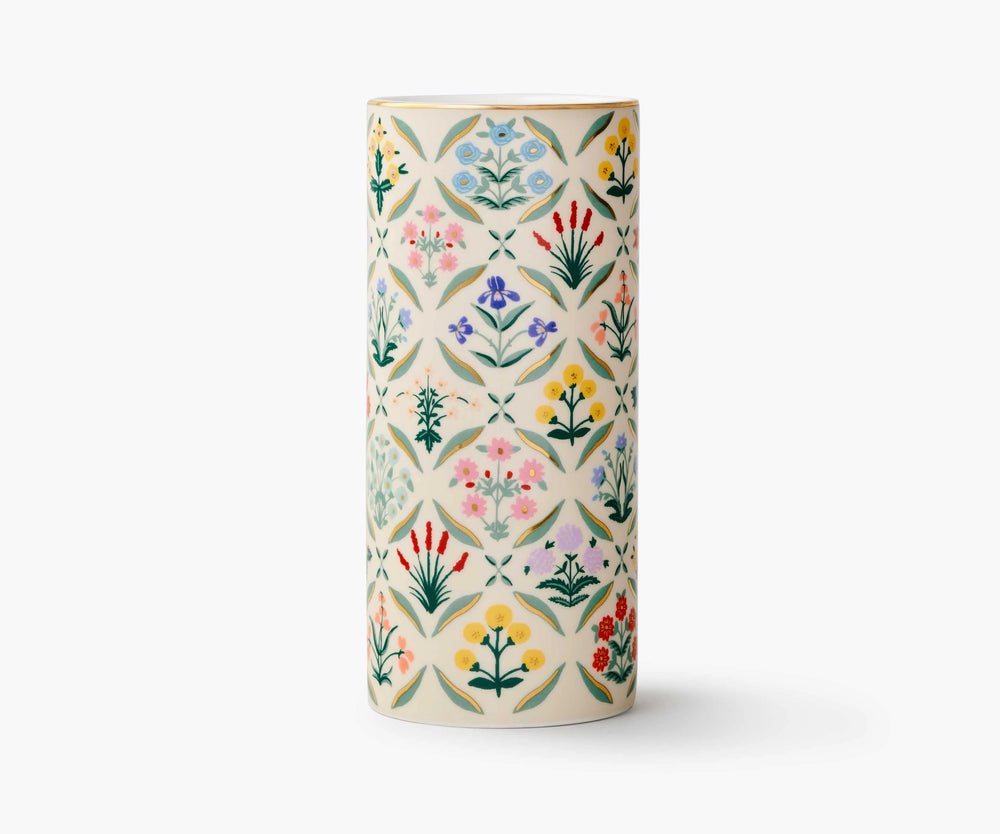 
                
                    Load image into Gallery viewer, Floral Porcelain Vase
                
            