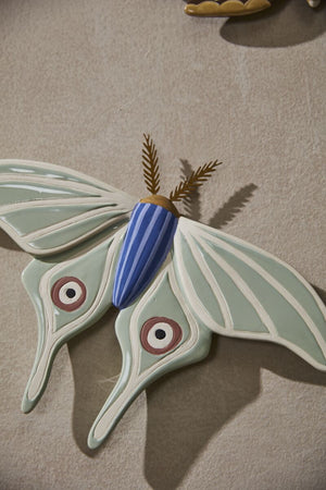 Honeydew Sculpted Luna Moth