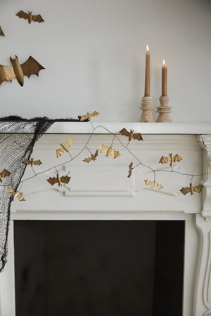 Gold Bat Garland