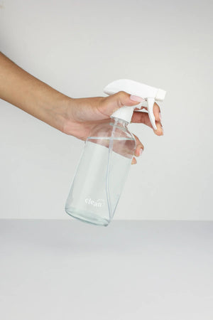 Reusable Glass Spray Bottle & Refills