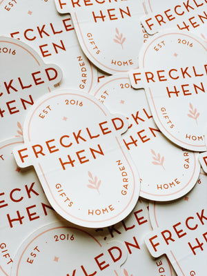 
                
                    Load image into Gallery viewer, Freckled Hen Sticker
                
            