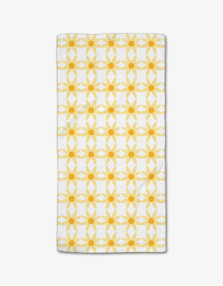 Yellow Daises Recycled Towel