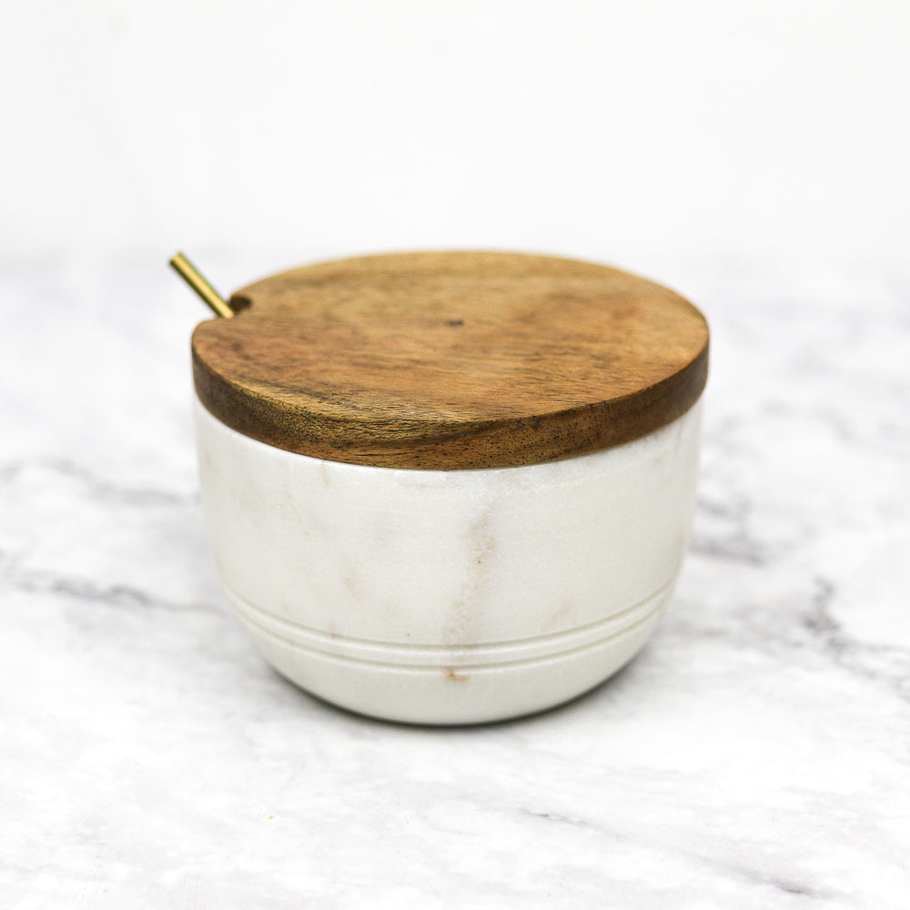 Lidded Container with Spoon