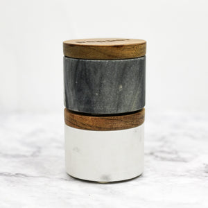 Marble Salt and Pepper Pinch Pots