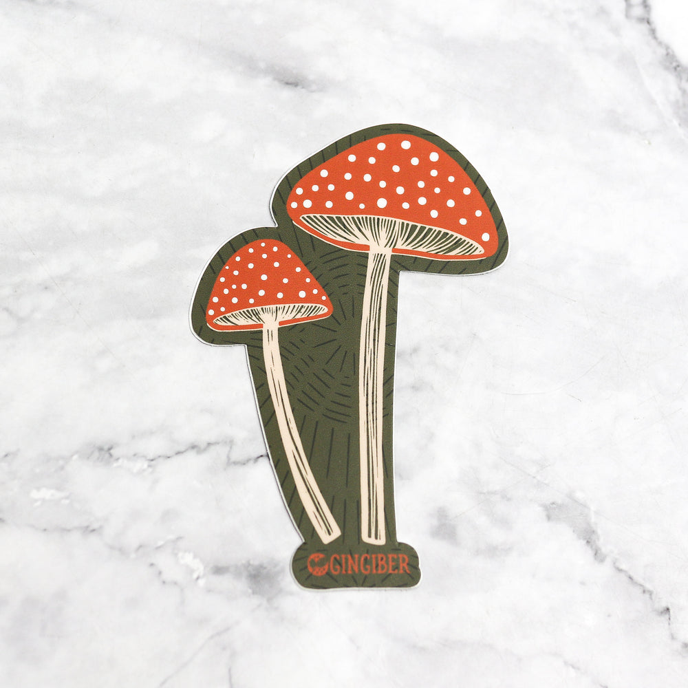 
                
                    Load image into Gallery viewer, Mushroom Sticker
                
            
