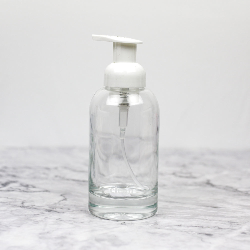 
                
                    Load image into Gallery viewer, Reusable Glass Foaming Hand Soap Bottle &amp;amp; Refills
                
            