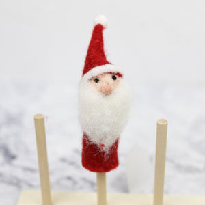 Christmas Felted Finger Puppet
