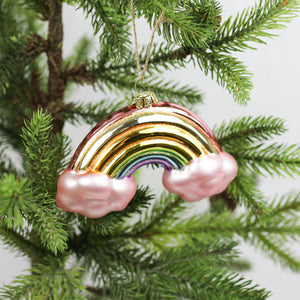 Glass Rainbow Ornament