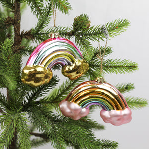 Glass Rainbow Ornament