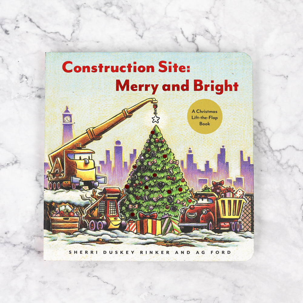 Construction Site Merry and Bright Board Book