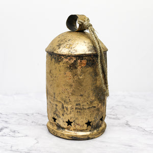
                
                    Load image into Gallery viewer, Distressed Metal and Wood Bell
                
            