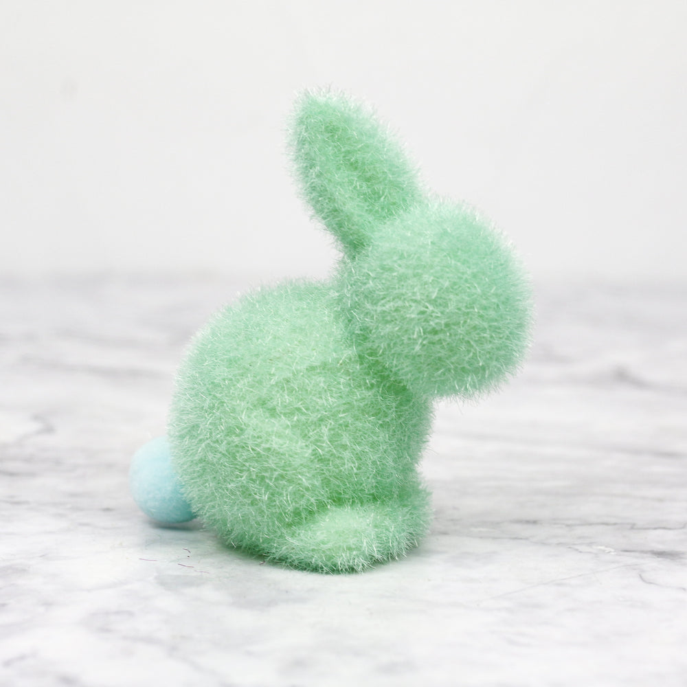 Small Pastel Bunny with Pom-Pom Tail