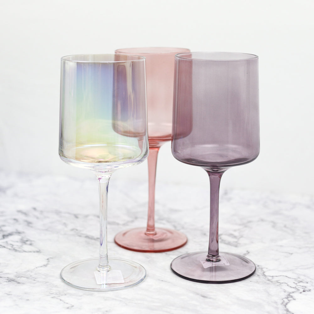 
                
                    Load image into Gallery viewer, Lilac Wine Glass
                
            