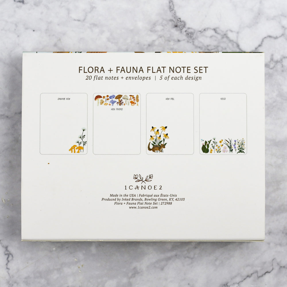 Flora + Fauna Note Set
