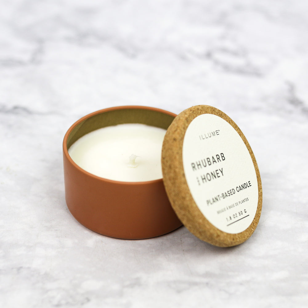 Small Cork Tin Candle