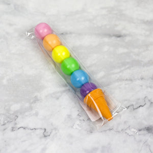 Rainbow Scoops Stacking Erasable Crayons