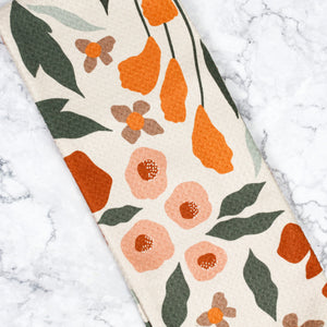 Modern Floral Recycled Towel
