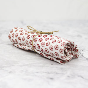 Holiday Pattern Flour Sack Dishtowel