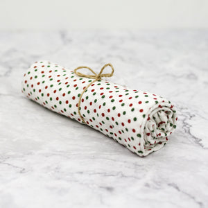 Holiday Pattern Flour Sack Dishtowel
