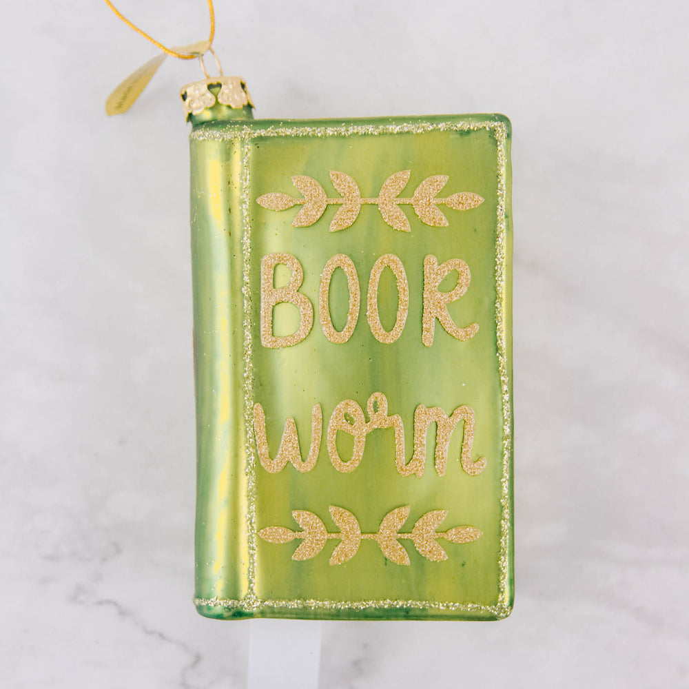 Book Worm Ornament