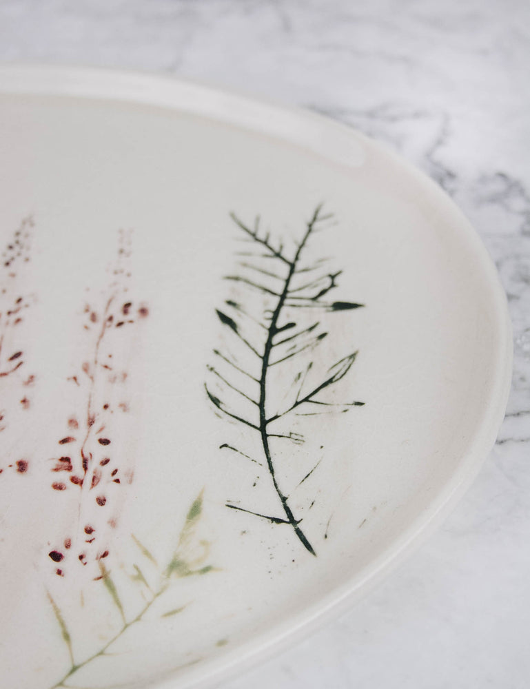 Oval Botanical Platter