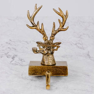 Brass Animal Stocking Holder