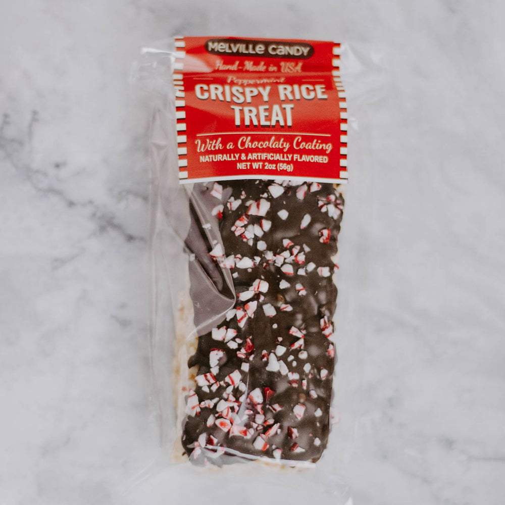 Peppermint Chocolate Rice Crispy Treat