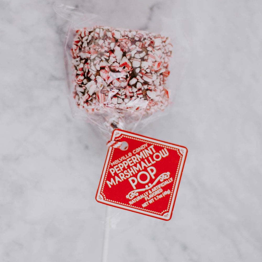 Giant Peppermint Marshmallow Pop