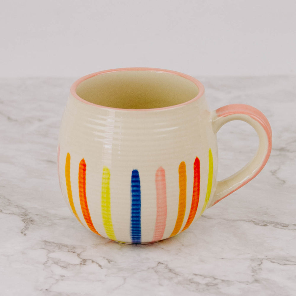 Rainbow Stripes Mug