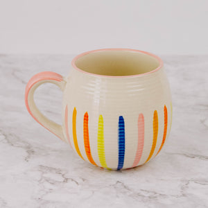 
                
                    Load image into Gallery viewer, Rainbow Stripes Mug
                
            