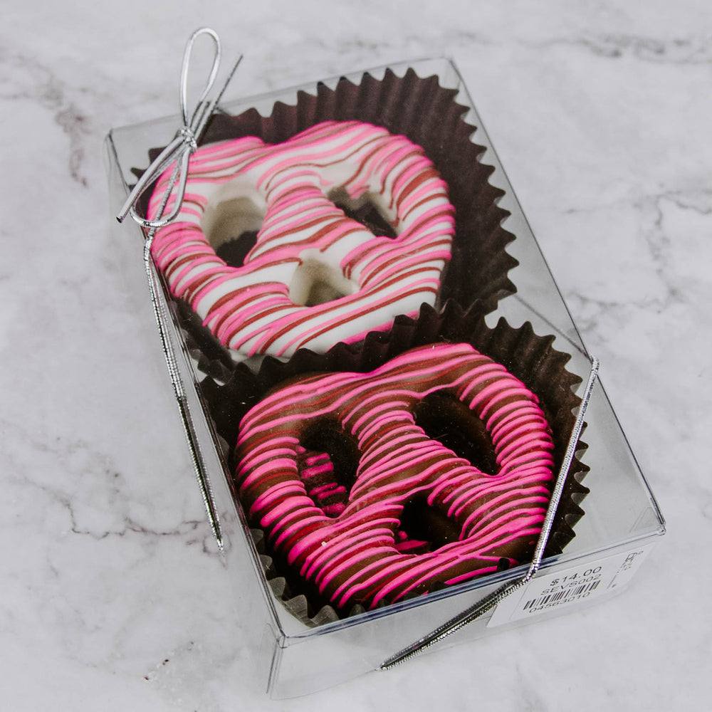 Valentine's Chocolate Covered Pretzels