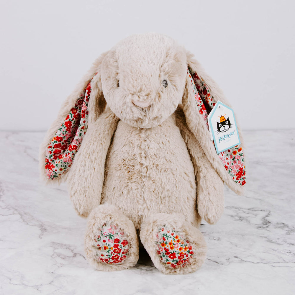 Plush Bunnies with Floral Ears