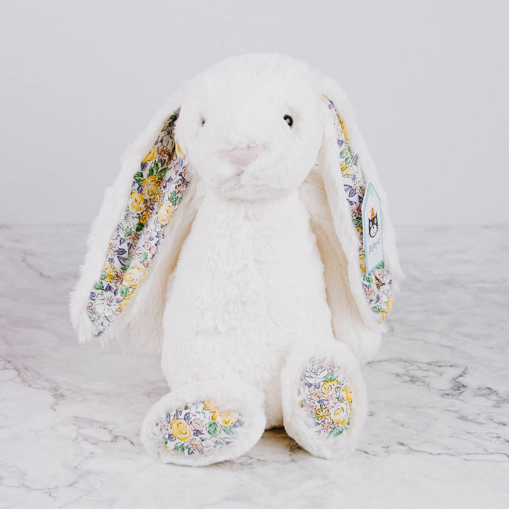Plush Bunnies with Floral Ears