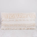 Creamy Fringe Cloud Pillow