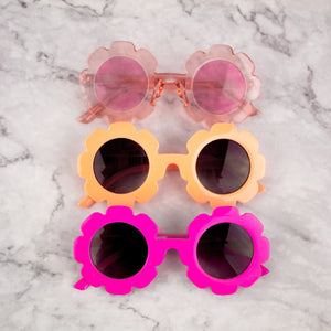 Neon Flower Kid's Sunglasses