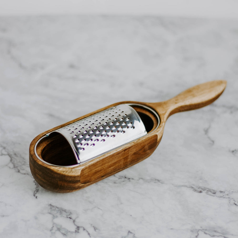 Grater With Wood Container