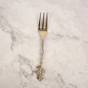 Mini Silver Flower Fork