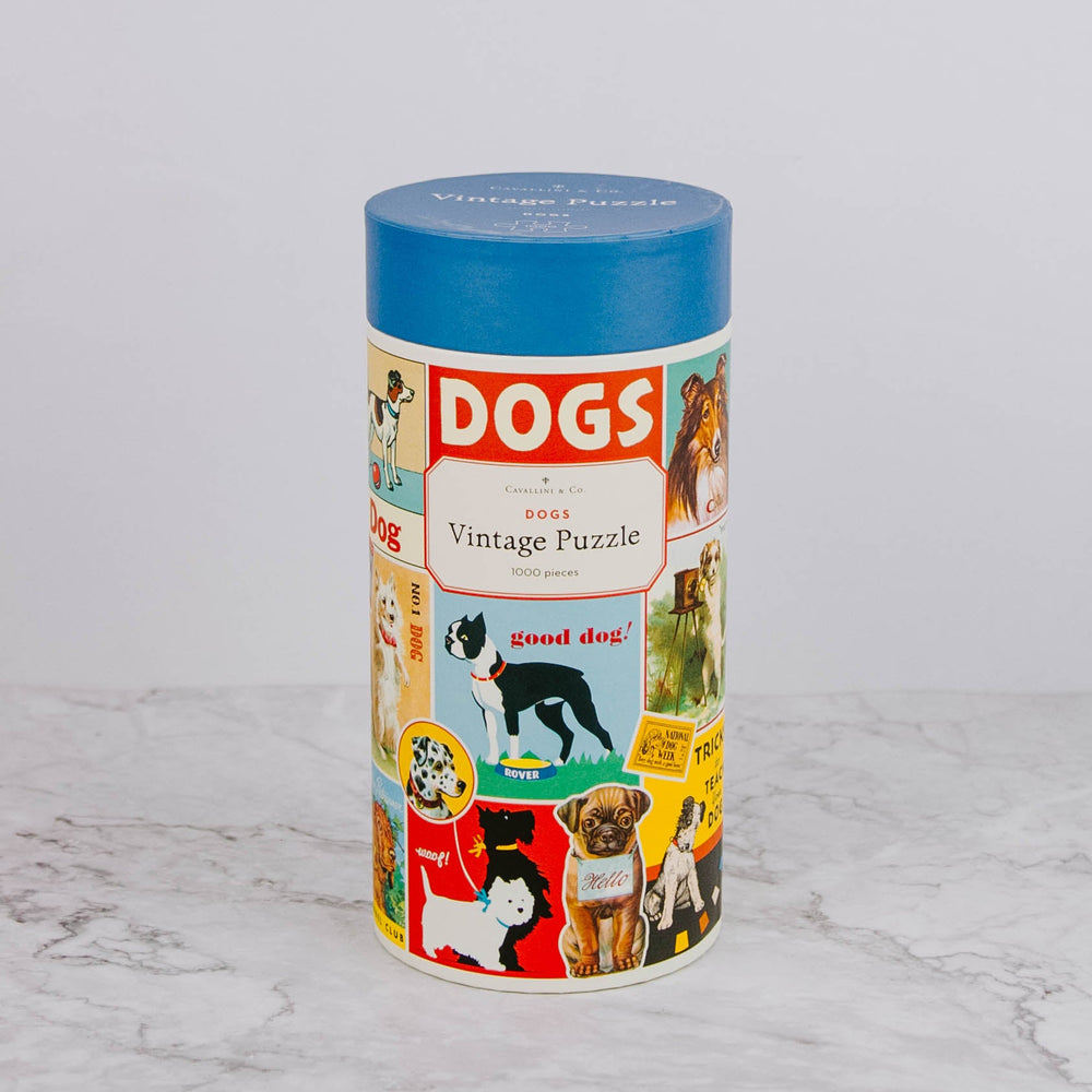 Dogs Vintage-Inspired Puzzle
