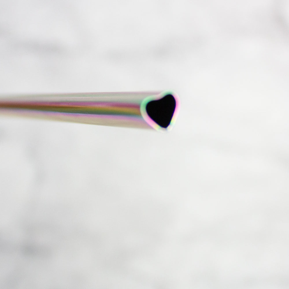 Heart Shaped Stainless Steel Straw