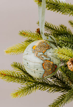 Glittered Globe Ornament