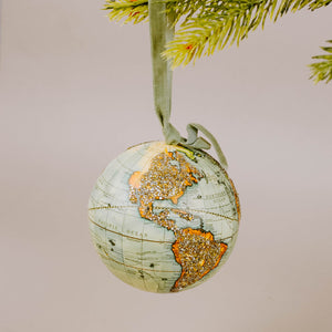 Glittered Globe Ornament