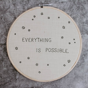 
                
                    Load image into Gallery viewer, Quote Embroidery Hoop
                
            
