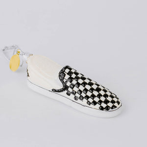 Checkered Shoe Ornament