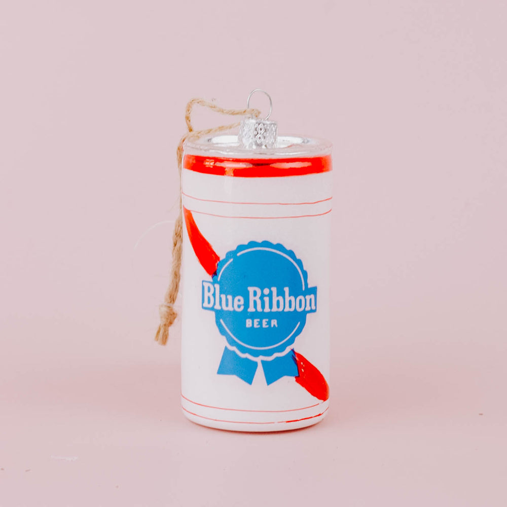 Blue Ribbon Beer Can Ornament