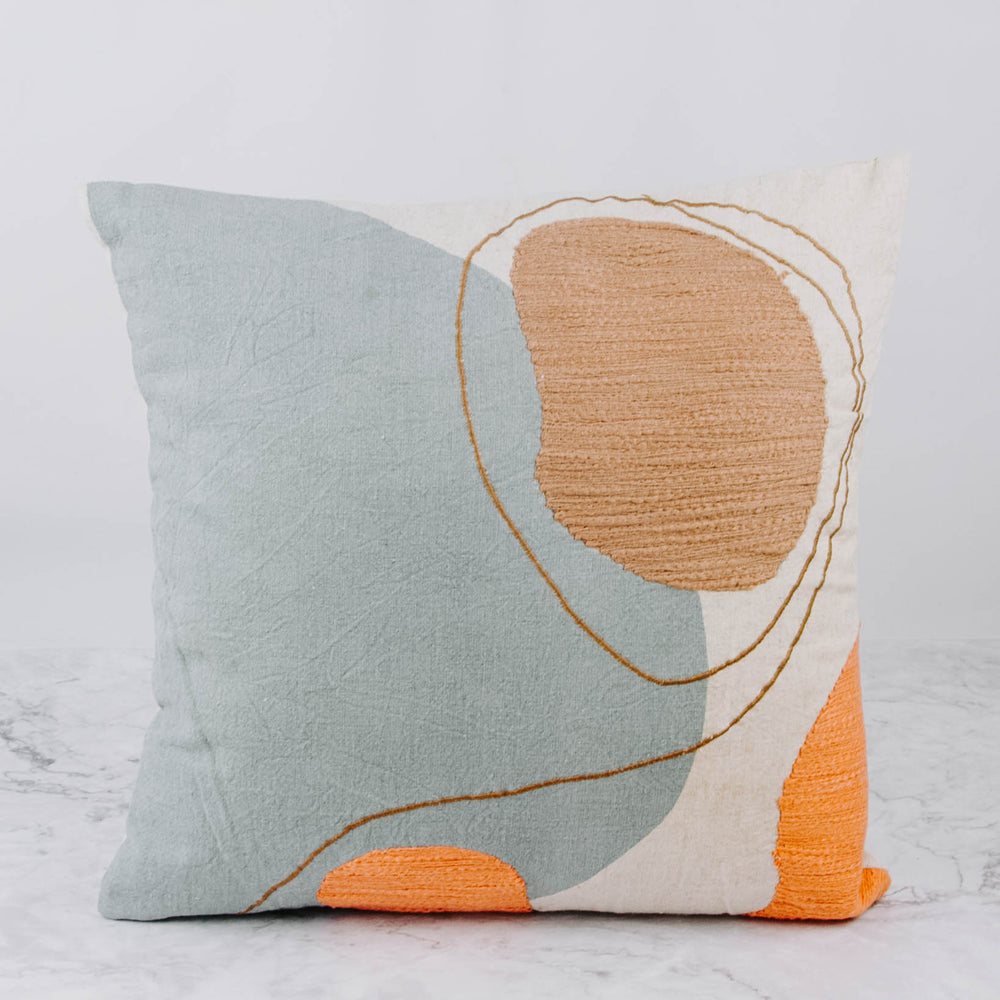 Small Square Abstract Pillow