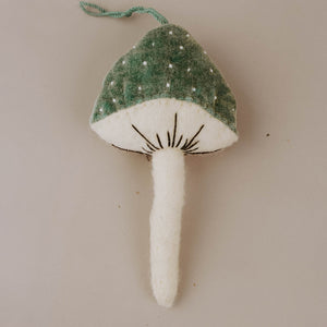 Velvet Mushroom Ornament