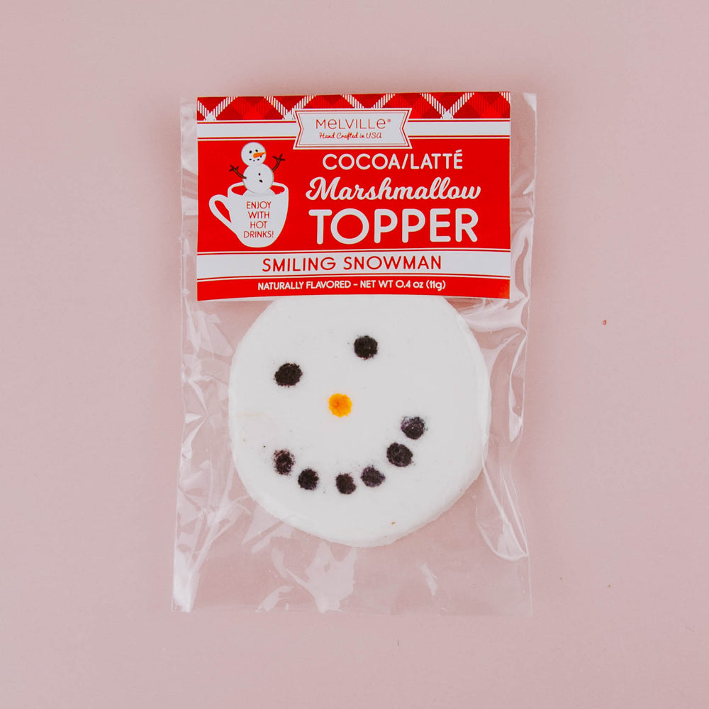 Snowman Face Marshmallow