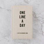 Canvas One Line a Day Journal