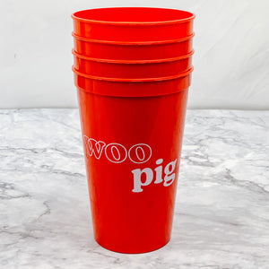 Red & White Game Day Cup Set