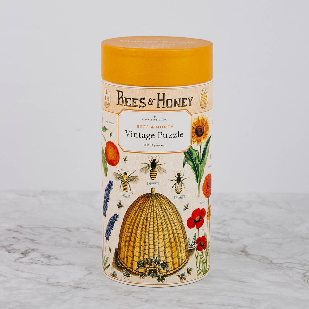 
                
                    Load image into Gallery viewer, Bees &amp;amp; Honey Vintage-Inspired Puzzle
                
            